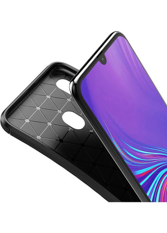 Чехолнакладка TPU Carbon Fiber 1,5mm Case Samsung Galaxy A20/A30 Coffee Toto (301836177)