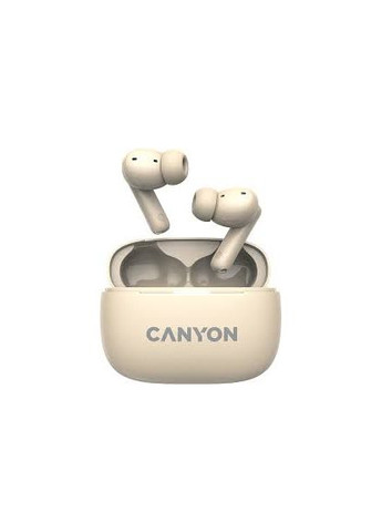 Наушники TWS OnGoTWS10 ANC+ENC Bluetooth Headset Beige Canyon (301469324)