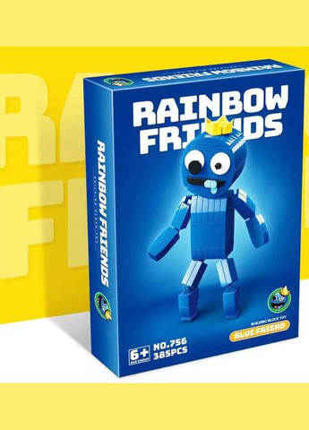 Дитячий конструктор у коробці Райдужні Друзі фігурка персонаж Rainbow Friends синій Diy (322142524)