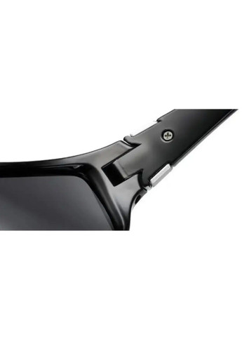 Сонцезахисні спортивні окуляри чоловічі прямокутні чорні UV400 пластикові легкі для бігу велоспорту активного відпочинку No Brand (364859639)