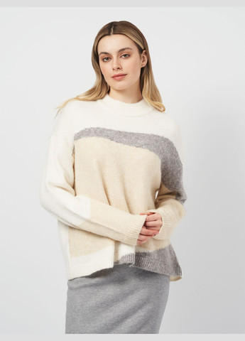 Бежевий зимовий светр оверсайз H&M