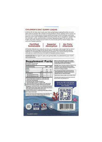Children's DHA - 30 Gummies Nordic Naturals (369396484)