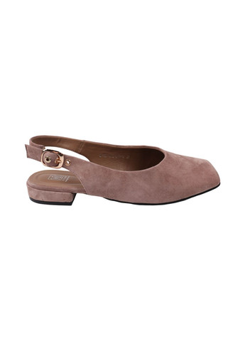 Molka Туфлі жіночі капучіно натуральна замша бежевий з, туреччина — (322983046)