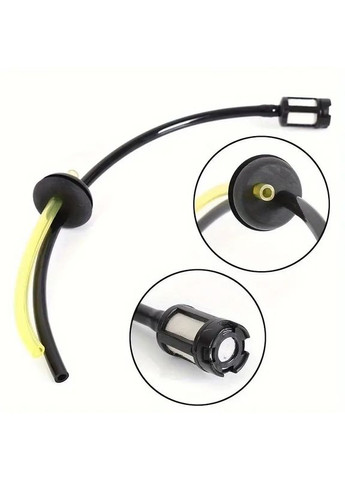 Карбюратор бензокосы + прокладки + переходник + бензошланг GOODLUCK (364120592)