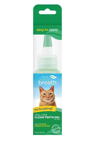 Гель для догляду за ротовою порожниною "Свіже дихання" No Brush для котів 59 мл TropiClean (267147629)