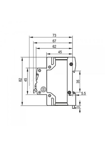 Выключатель нагрузки 1п 63А VF-RS-VN163 RESIST Videx (366298428)