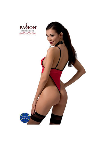 Боді з високим вирізом стегна Exclusive AKITA BODY XXL/XXXL, red Passion (369950996)