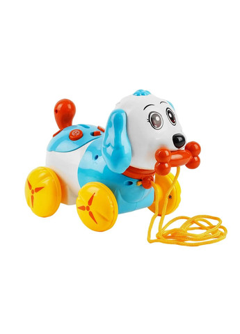 Музична каталка на мотузочку YL617B для малюків Цуценя скарбничка, каталка Sobebear (327215910)