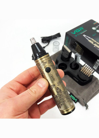 Електробритви для чоловіків SHAVER VGR 4 в 1 V-621, Бритва електрична JY-681 з насадками No Brand (351486148)