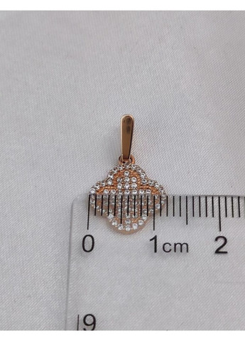 Срібний комплект 925 проби в позолоті у стилі Van Cleef (Ван Кліф) оздоблений камінцями 40 см No Brand (370203134)