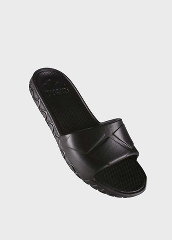 Черные повседневные детские шлепанцы waterlight junior черный Arena