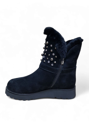 Зимние ботинки женские зимние Mea Balan из натуральной замши