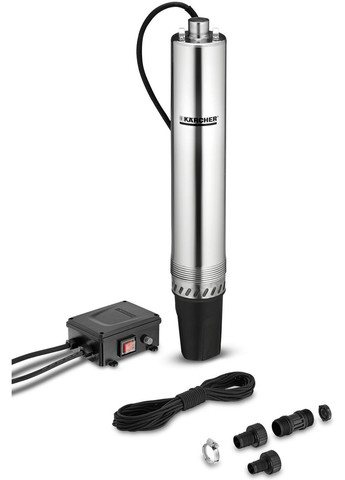 Скважинный насос ВР 4 Deep Well, 700 Вт, 4600 л/с, 43 м, 4.3 бар, 12 м, 150 мм, 35 °C, G1, 7.14 кг KARCHER (315759624)
