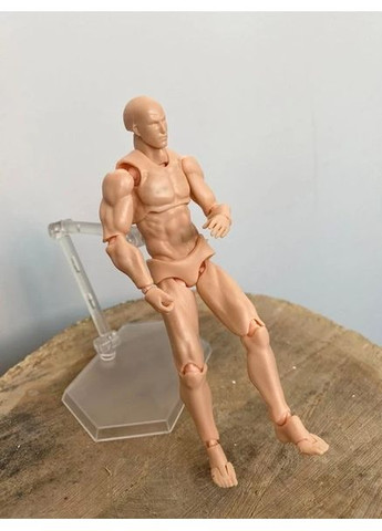 Рухомі фігурки для художника 2шт з підставкою 13 см, манекени людини шарнірний No Brand (361669555)