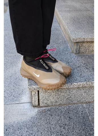Бежеві Осінні кросівки чоловічі nike acg gore tex mountain fly beige найк асж маунс No Brand