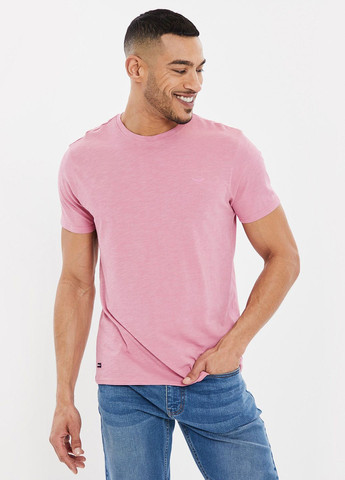 Розовая футболка из хлопка Threadbare