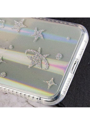 Чехол TPU+Glass Aurora Space для Apple iPhone 12 Pro Max (6.7") Комбинированный Epik (372163948)