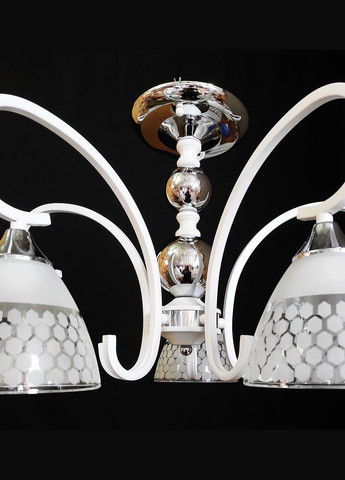 Современная люстра в классическом стиле белая на 5 ламп 193541/5. Sirius (337512919)