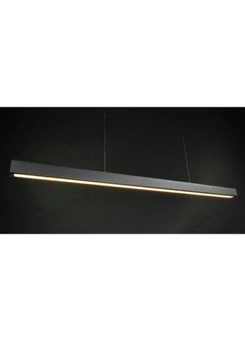 Люстра светодиодная подвесная LED светильник для квартиры на потолок лэд 27351 Черный 15-100х6х120 см. Sunnysky (324396422)