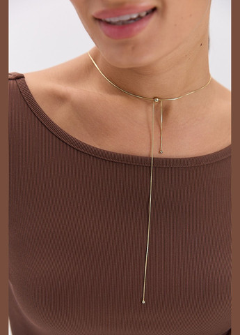 Женский лонгслив с открытой спиной в рубчик Arjen (317234959)