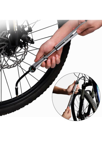 Насос велосипедный Ручной с манометром Silve West Biking (360455493)