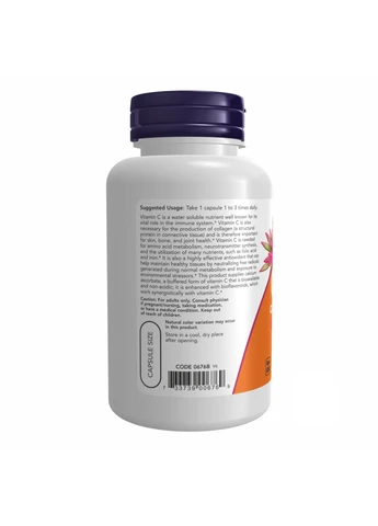 C-500 Ascorbate - 100 vcaps Now Foods (402072558)