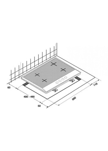 Варочная поверхность (m253567) BEKO HILW64225SW (369025603)
