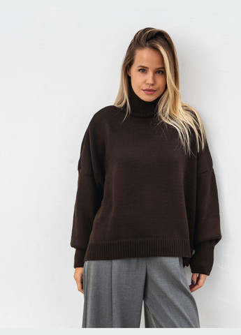 Коричневий зимовий светр Romashka Англія