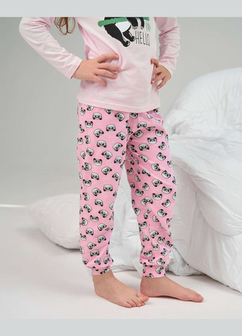 Розовая комплект на девочку со штанами Nicoletta