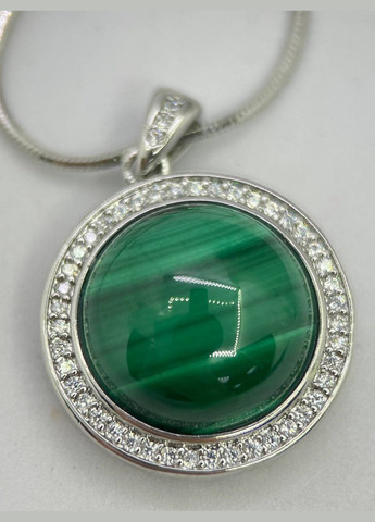 Кулон малахит 44 см No Brand (322007166)