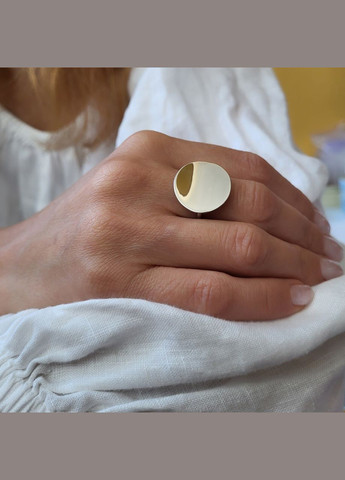 Серебряное кольцо без камней Круг размер серебро 925 пробы Родированное 1029к 3.64г Nobrand (363969067)