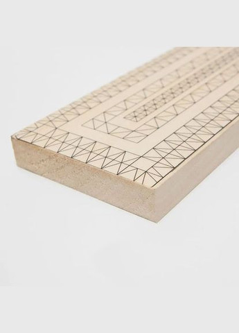 Доска из липы заготовка для резьбы с чертежом 30х12х1,7 см Вироби майстрів (315932450)