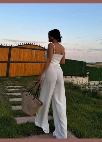 Женский летний легкий костюм жатка Україна (332621074)