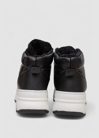 Кроссовки женские зимние на меху,, 248RAM013 Stilli чёрно-белые всесезоны (313292268)