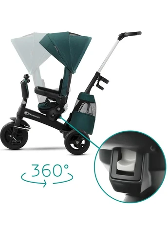 Детский велосипед Easytwist Midnight Green (KKRETWIGRE0000) (5902533914500) Kinderkraft (390931312)