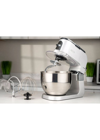 Кухонная полноценная машина комбайн KMCH-K1500SS (светодиодное освещение чаши для смешивания/выключения при рабочем подъеме) Ardesto (372122248)