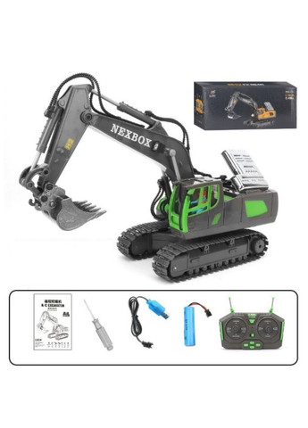 Экскаватор на радиоуправлении Зеленый (ЕДЕ-17-1) No Brand (370188175)