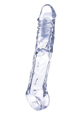 Насадка на пенис реалистичная Ice Crystals Collection с вибропулей и пультом. NMC (331168343)