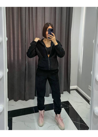 Флісовий костюм двійка з джогерами та кофтою на блискавці з капюшоном More_bboutique Спортивний костюм (360883918)