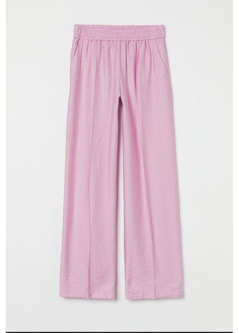 Женские элегантные брюки-стрей Н&М (57156) S Розовые H&M (294455174)