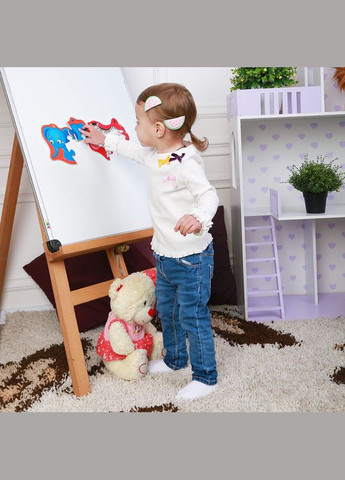 Магнитные беби пазлы "Зебра и слоненок" VT3208-12 Vladi toys (343275895)