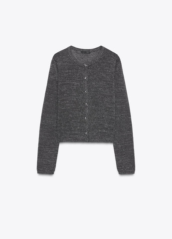 Графитовый демисезонный кардиган Zara