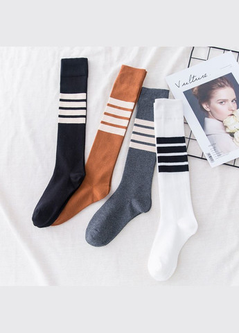 Гольфы ассиметричные по колено белые One Size No Brand (308016876)