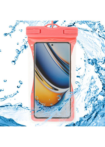 Чохол-гаманець на шию водонепроникний F005-4 (р-р 18x10,5 см, TPU, рожевий) SP-Sport (369925205)