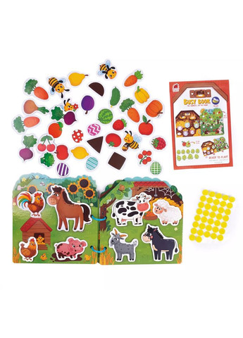 Игра настольная Бизи Бук Животные на ферме (RK1170-02) Roter Kafer (353221398)