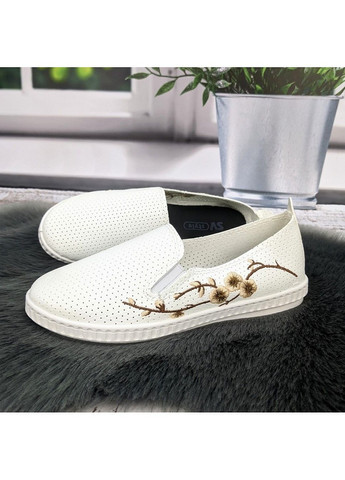 Белые слипоны женские SV