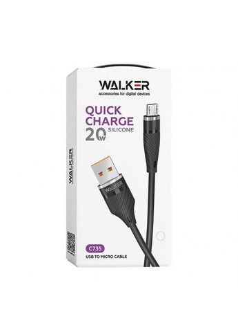 Кабель USB C735 Micro Black Walker (322706321)
