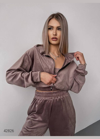 Женский велюровый костюм тройка Liton (295638529)