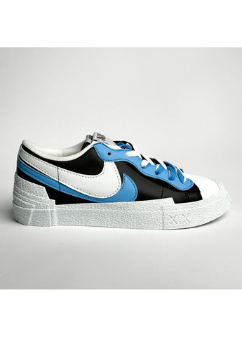 КРОСІВКИ ЖІНОЧІ NIKE BLAZER LOW SACAI BLUE НАЙК БЛЕЙЗЕР No Brand комбіновані демісезони (368888170)