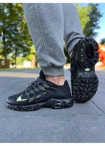 КРОСІВКИ ЖІНОЧІ NIKE AIR MAX TN TERRASCAPE PLUS BLACK GREEN НАЙК АІР МАКС ТН ПЛЮС No Brand сірі демісезони (367177293)